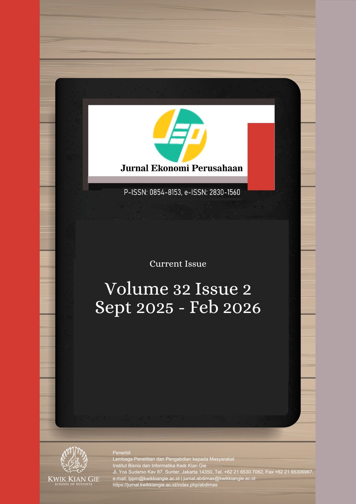 Cover Jurnal Ekonomi Perusahaan